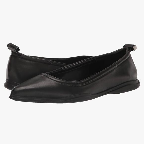 Vince Camuto 'Bendreta' Women's 8.5M Pointy Toe Leather Ballet Flat Comfortable - Picture 1 of 9
